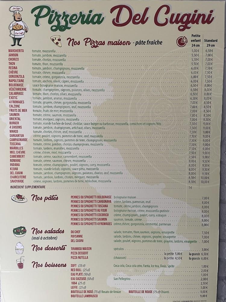 Del Cugini - Menu Image 1